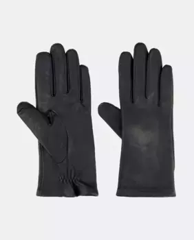 Классические кожаные перчатки Chealse черного цвета с трикотажной подкладкой и сенсорной функцией Kessler