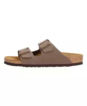 Классические кожаные сандалии Birkenstock, коричневый