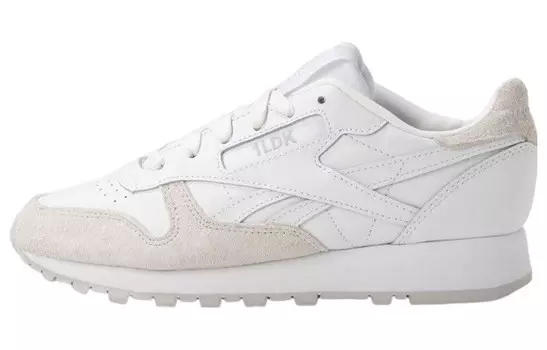 Классические кожаные туфли унисекс с низким верхом белого цвета Reebok