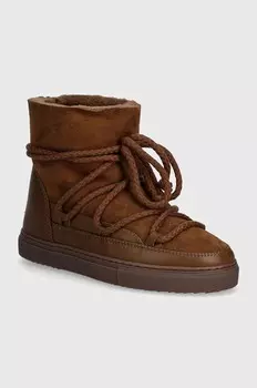 Классические кожаные зимние ботинки Inuikii, коричневый