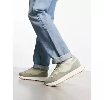 Классические кроссовки Pull&Bear светло-хаки