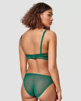 Классические кружевные трусики Gisela, зеленый