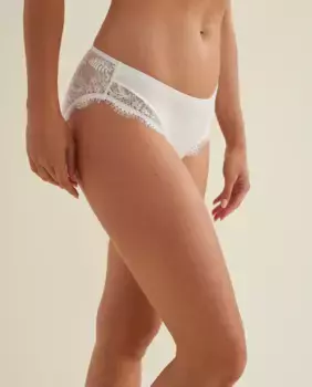 Классические кружевные трусики Promise, белый