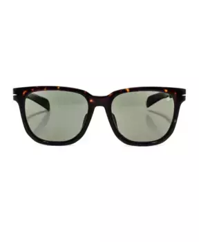 Классические квадратные солнцезащитные очки из ацетата. Eyewear By David Beckham, коричневый