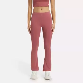 Классические леггинсы-клеш Reebok, малиновый