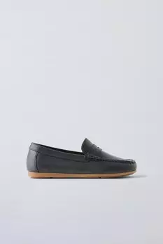 Классические лоферы ZARA, темно-синий