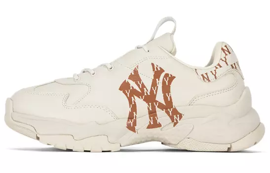 Кроссовки MLB Chunky Classic Unisex, белый/коричневый