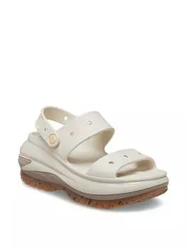 Классические мега-краш сандалии Crocs, коричневый