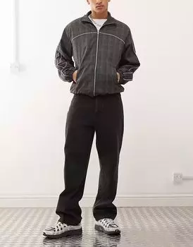 Классические мешковатые джинсы Obey в выцветшем черном цвете