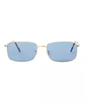 Классические металлические солнцезащитные очки Ray-Ban, желтый