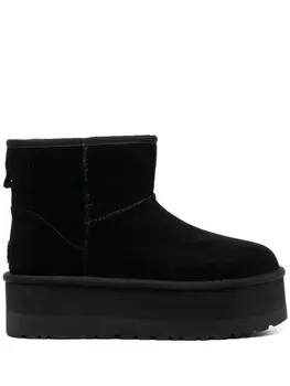 Классические мини-ботинки на платформе WMNS "Черные" UGG, черный