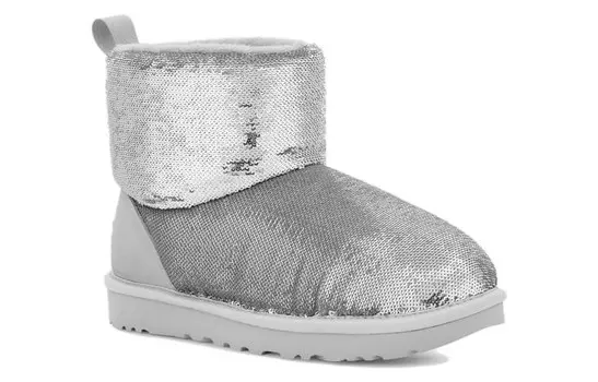 Классические мини-сапоги Mirror Ball Silver женские Ugg