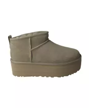 Классические мини сапоги на платформе R Ugg, зеленый