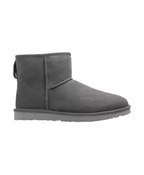 Классические мини зимние ботинки. Ugg, серый