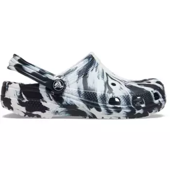 Классические мраморные сабо Crocs Детские сабо, белый