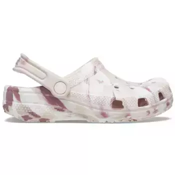 Классические мраморные сабо Crocs Детские сабо, цвет Rosa