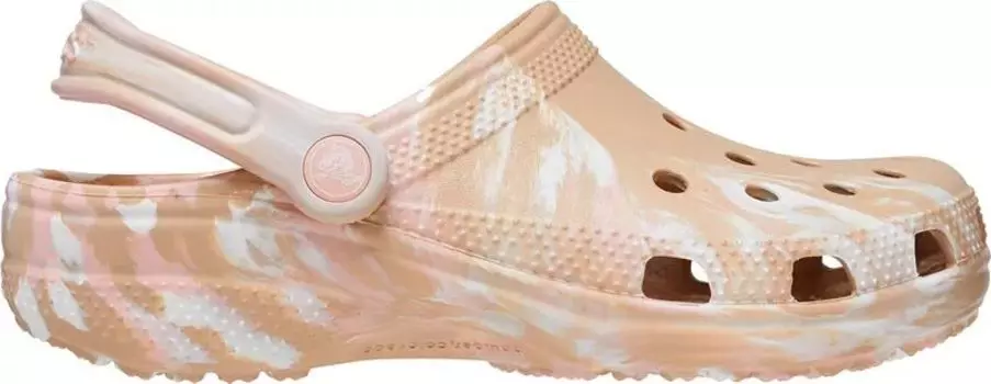 Классические мраморные сабо Crocs, мультиколор