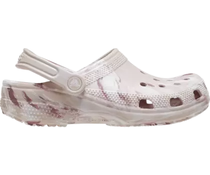 Классические мраморные сабо Crocs мужские, цвет Quartz / Multi
