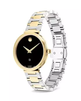 Классические музейные часы, 32 мм Movado, цвет Black