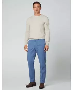 Классические мужские брюки чинос синего цвета Hackett, синий