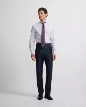 Классические мужские брюки синего цвета Silbon, синий