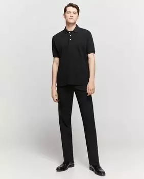 Классические мужские классические брюки бежевого цвета Emidio Tucci, черный