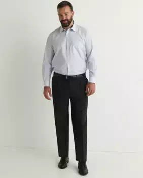 Классические мужские классические брюки Dustin больших размеров, темно-серый