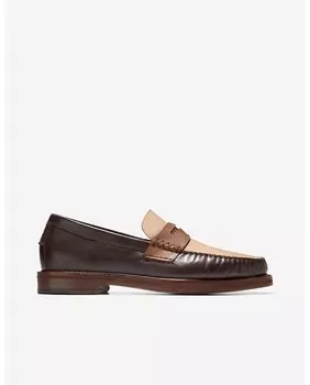 Классические мужские кожаные лоферы Cole Haan, коричневый