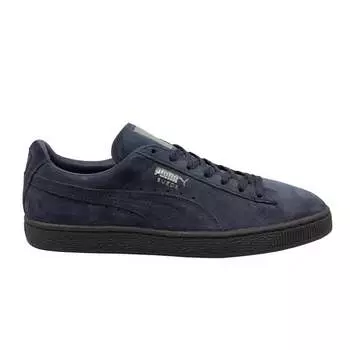 Классические мужские темно-синие замшевые кроссовки Puma, синий