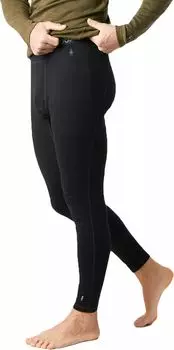 Классические мужские термобелье Smartwool с базовым слоем из мериноса, черный