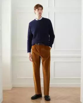 Классические мужские вельветовые брюки Emidio Tucci, золотой