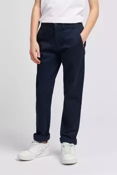 Классические натуральные брюки чинос для мальчика U.S. Polo Assn, синий