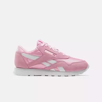 Классические нейлоновые кроссовки Reebok, розовый/белый