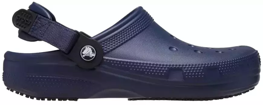 Классические нескользящие рабочие сабо Crocs, темно-синий