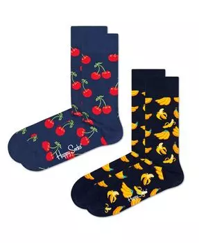 Классические носки Cherry, 2 шт. Happy Socks, мультиколор