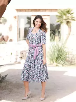 Классические основы традиционного платья "традиционное платье" Classic Basics, джинсовый