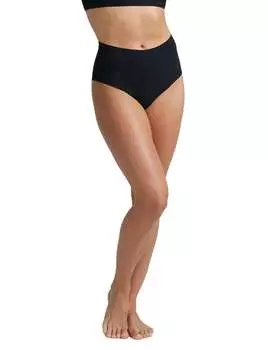 Классические плавки-бикини с высокой посадкой черного цвета Commando