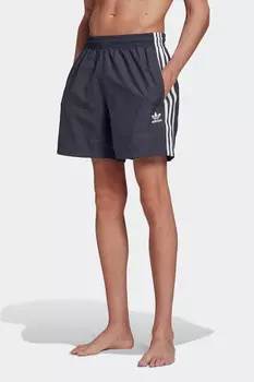 Классические плавки-шорты Adicolor с 3 полосками Adidas Originals, синий