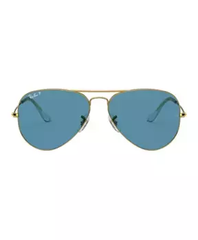 Классические поляризованные солнцезащитные очки авиаторы Ray-Ban, желтый