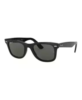 Классические поляризованные солнцезащитные очки Wayfarer Ray-Ban, черный