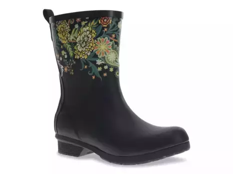 Классические полусапоги демисезонные Chooka, Black Floral Print