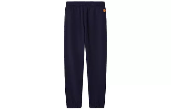 Классические повседневные брюки с головой тигра, мужские, темно-синие Kenzo, темно-синий