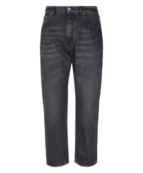 Классические пятикарманные джинсы синего цвета Mauro Grifoni, синий