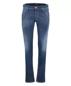 Классические прямые джинсы. Hand Picked, синий