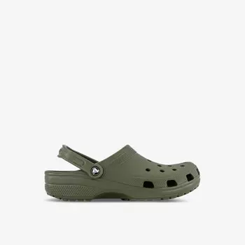 Классические резиновые сабо с логотипом Crocs, зеленый