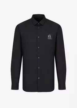 Классические рубашка Armani Exchange, черный