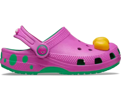 Классические сабо Barney Crocs для малышей, цвет Grass Green