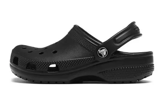 Классические сабо черные детские Crocs, черный