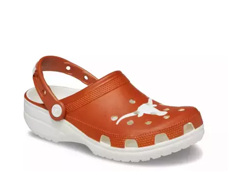 Классические сабо Crocs College University of Texas, белые