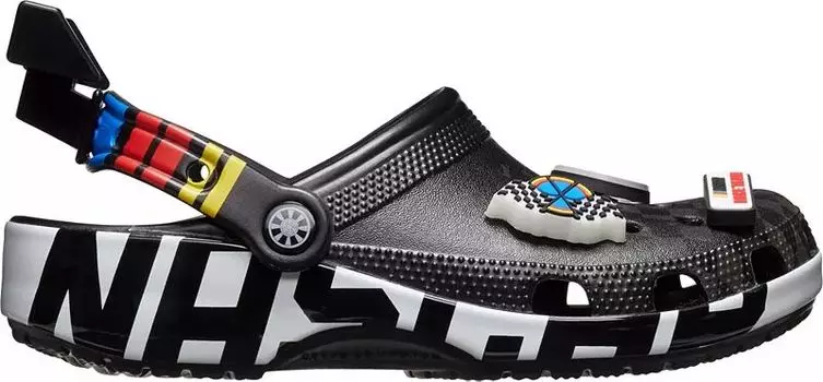 Классические сабо Crocs NASCAR, черный